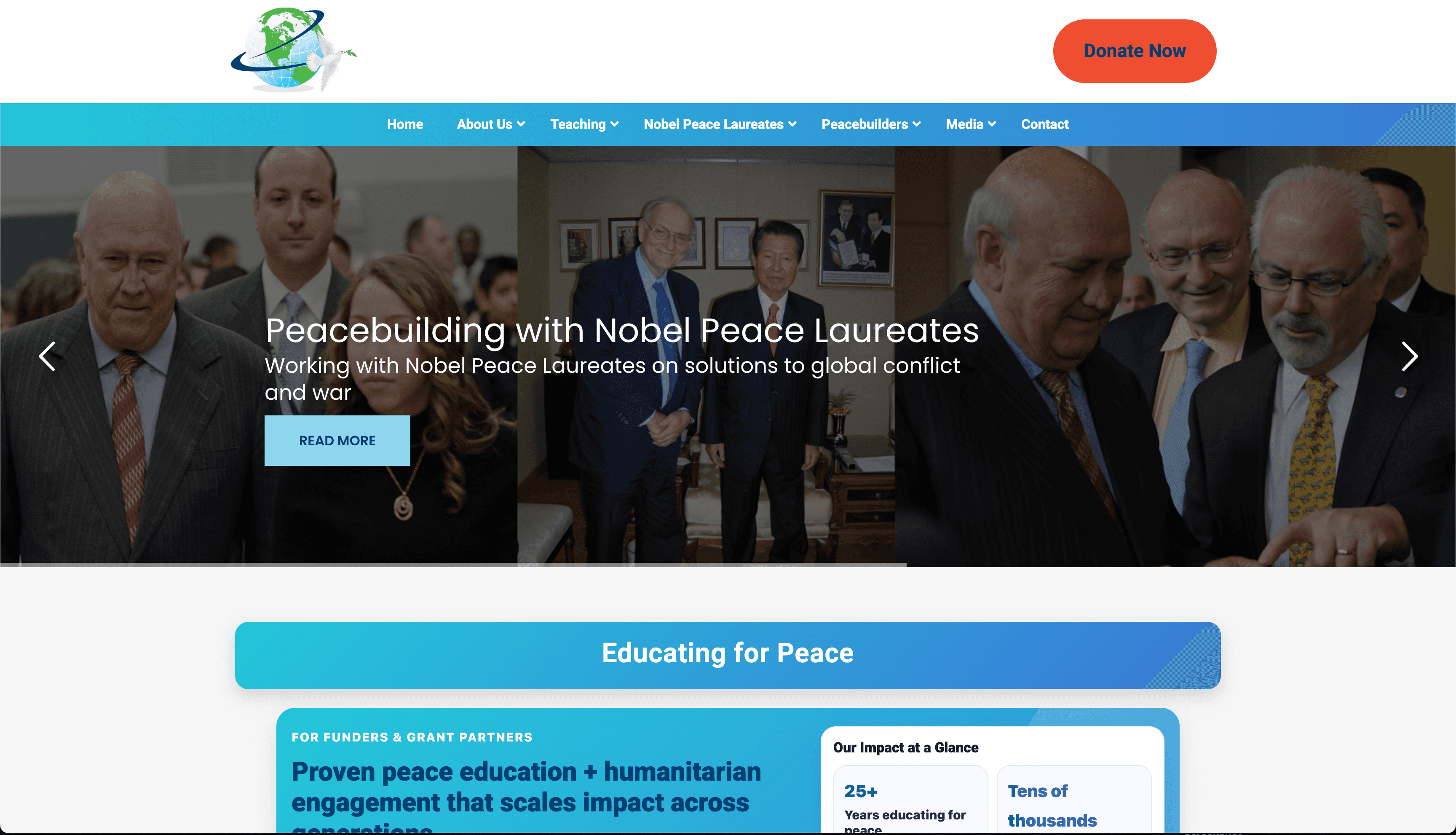 Wholistic Peace Institute screenshot